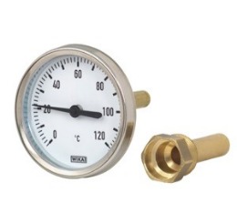 Термометры. О продукции компании WIKA  wika  Компания WIKA производства Германия, зарекомендовала себя как флагман мирового рынка измерительных приборов для различных систем, которые включают в себя, манометры, термометры, датчики, измерители, и многое другое. Данная продукция компании WIKA делится на различное применение в зависимости от отраслей и сегментов использования. Основные и самые популярные продукты компании делятся на:  1. Манометры.  Манометры механические для изменения давления системы (абсолютного, избыточного или дифференциального) с пружинной системой элементов конструкции изделия, либо другими конструкциями в зависимости от назначения и среды применения манометра. широкий диапазон показаний манометра от 0 бар или паскаль, до тысяч бар и других единиц измерения, с различным шагом шкалы и минимальной погрешностью, делают манометры WIKA применимыми в различных системах требующих точный показатель измерений системы. Высокий класс точности измерений манометров позволяет производить замеры с погрешностью показаний до 0,1%. Приборы учета WIKA в том числе манометры могут оснащаться различными дополнительными функциями для снятия результата измерения как механическими, так и электронными дополнительными устройствами устройствами передачи результатов измерения давления.  2.Комбинированные устройства.  Термоманометры - разработаны для решения задач в сложных условиях эксплуатации способные экономить ресурсы системы упрощая способ измерения двух параметров на одном устройстве. Данные приборы зарекомендовали себя в системах применяемых в сложных условиях эксплуатации, например в трудно доступных местах трубопровода, либо в системах где контроль параметров температуры и давления очень важен на коротких участках трубопровода, для облегчения монтажа и эксплуатации системы. Характеристики термоманометров WIKA позволяют работать в минусовых температурах и на предельно большом давлении в диапазонах от -90 до +400°С при давлении от 10 мбар до 1600 бар.  3.Датчики давления и электронные приборы.  Датчики давления, преобразователи давления, реле с магнитными и пьезо сенсорами и различные другие приборы реагирования изменений параметров системы. В различный вариантах исполнения таких как ECO-Tronic, S-10 или S-11) завоевали репутацию самых надежных и точных приборов измерения систем жидкостного снабжения. Так же в ассортименте компании WIKA имеется различные аналоговые или цифровые приборы измерения и устройства контроля параметров процессов.  4.Термометры.  Термометры механические - самые безвредные и точные на сегодняшний день, с минимальными погрешностями и с широким диапазоном температур использования, с различными конструктивными особенностями и свойствами использования. диапазон показания термометров WIKA достаточно широк (от -200 до +700°С) что позволяет использовать приборы в различных системах, от бытовых, до научно испытательных, таких как измерение температуры носителя среды от бытового трубопровода до измерений в ионной установке параметров охлаждения вакуумной камеры перед пуском установки в работу.  Продукция компании WIKA имеет сертификат качества, паспорт изделия, поверку контроля изделия. Эксплуатационные характеристики продукции WIKA превышают срок использования 15 лет, при правильном подборе изделия для использования в системе эксплуатации. Что делает продукцию не заменяемой в системе, а поверяемой в соответствии с требованиями эксплуатации и обслуживания. Данная продукция имеет все необходимые разрешения для использования измерений в системах эксплуатируемых в областях поднадзорных Госгортехнадзору и Госэнергонадзору РФ.